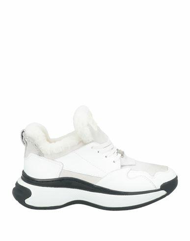 Baldinini Woman Sneakers White Calfskin Cover