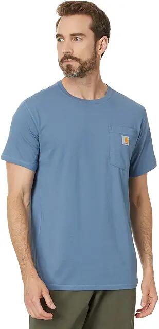 Carhartt Force Relaxed Fit Midweight Short-Sleeve Pocket T-Shirt (Thundercloud) Men's T Shirt Cover