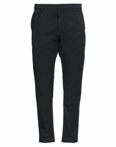 Dondup Man Pants Midnight blue Cotton, Elastane Cover