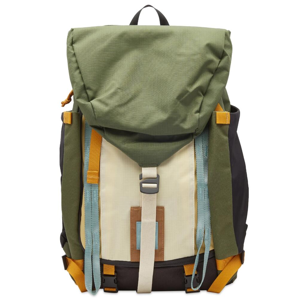 Topo Designs Mountain Pack - 28L in Bone White/Olive Cover