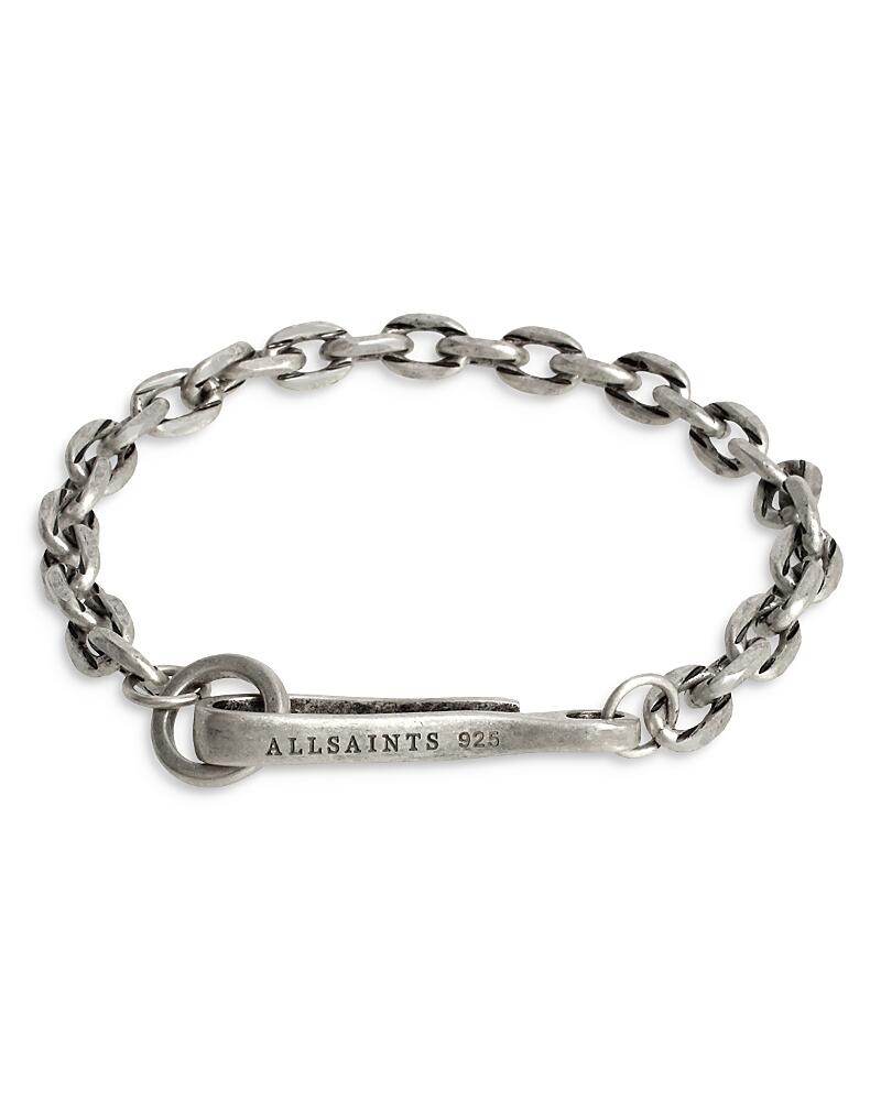 Allsaints Sterling Silver Chunky Link Bracelet Cover