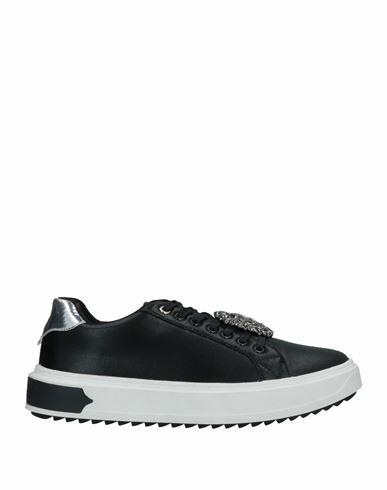 Baldinini Woman Sneakers Black Calfskin Cover