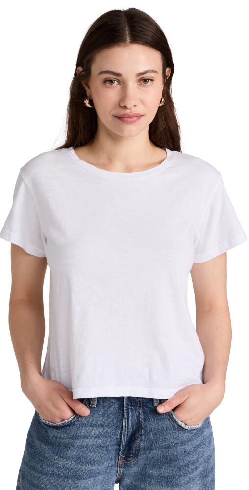 LNA Shaden Cotton Crew Tee White Cover