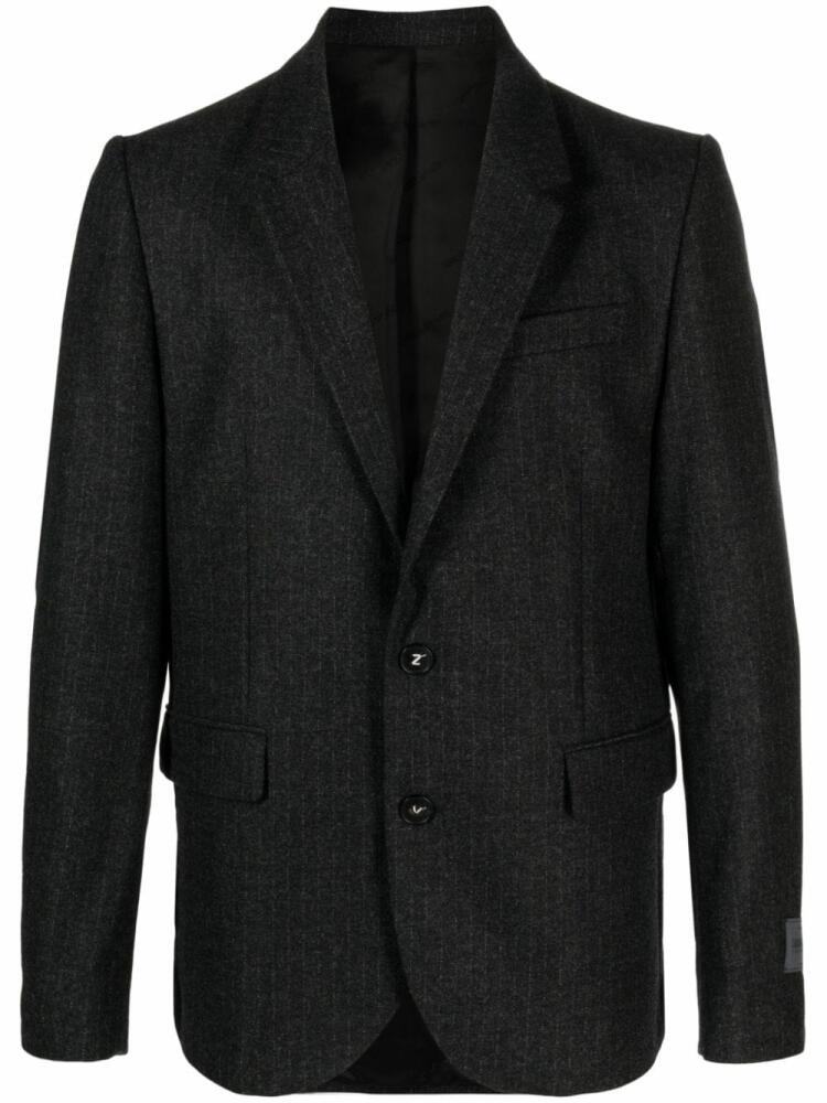 Zadig&Voltaire Viks striped single-breasted blazer - Grey Cover