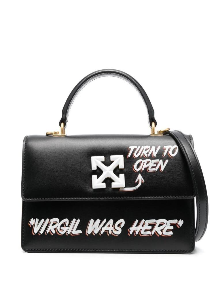 Off-White Jitney 1.4 Virgil Was Here mini bag - Black Cover