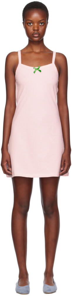 Caro Editions Pink Caro Slip Minidress Cover