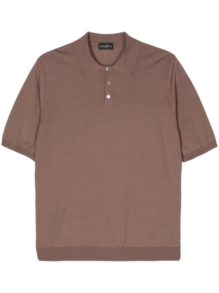 Ballantyne cotton polo shirt - Brown Cover