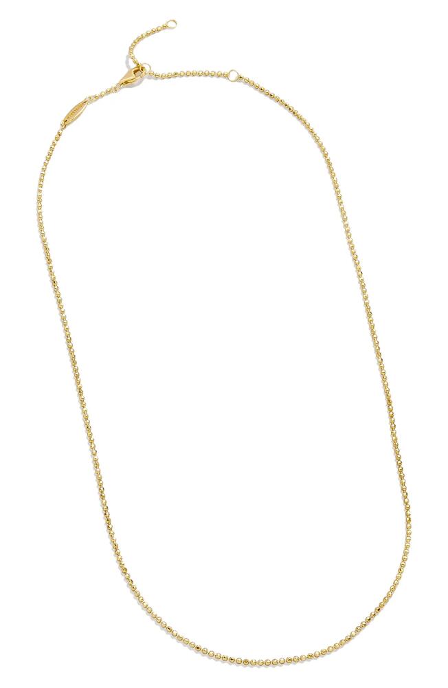 BaubleBar Kacy Snake Chain Necklace in Gold Cover