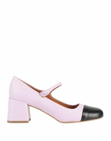 Ovye' By Cristina Lucchi Woman Pumps Lilac Leather Cover