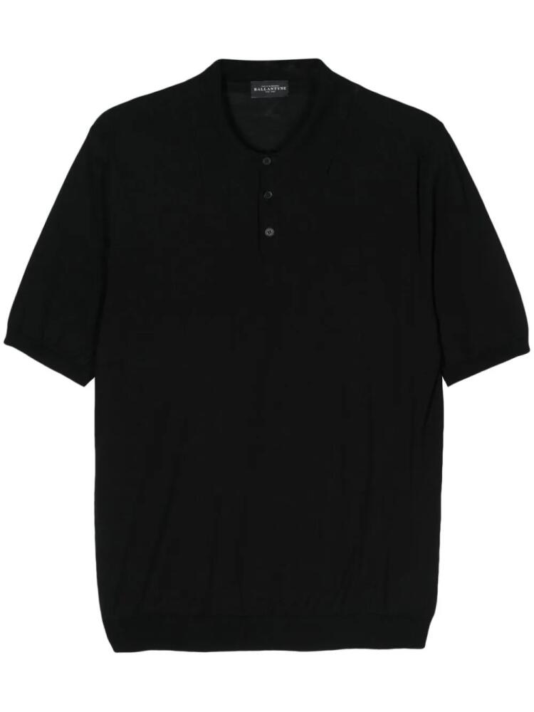 Ballantyne cotton polo shirt - Black Cover