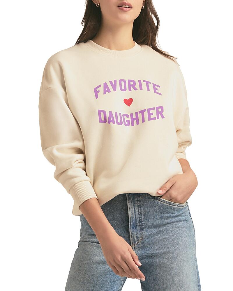 Favorite Daughter Logo Graphic Sweatshirt Cover