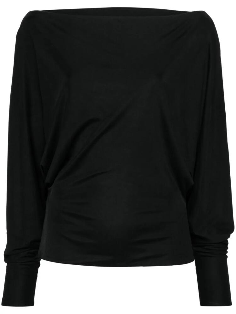 KHAITE Juno dolman-sleeve top - Black Cover