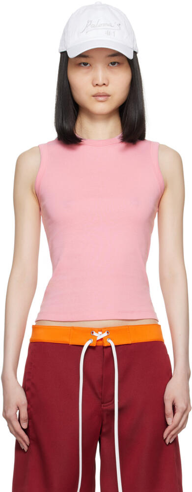 FLORE FLORE Pink Esmé Tank Top Cover