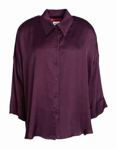 Max & co. Bembo Woman Shirt Deep purple Viscose Cover