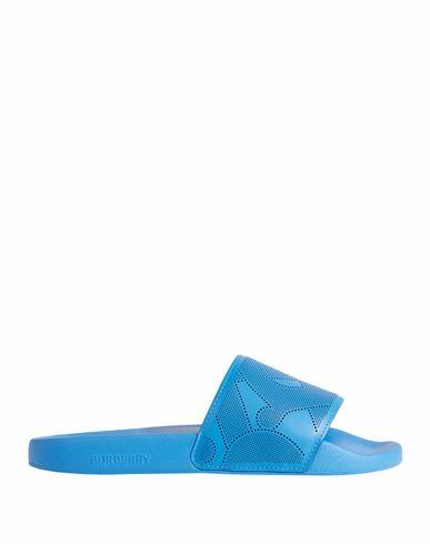 Burberry Man Sandals Azure Leather Cover