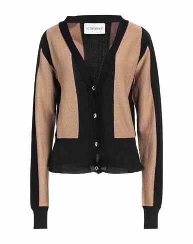 Silvian Heach Woman Cardigan Black Viscose, Nylon, Metallic fiber Cover