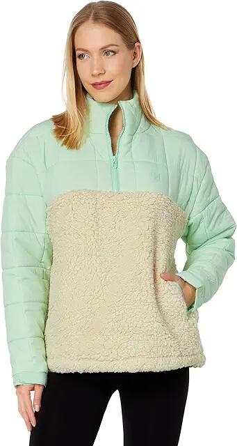 Rip Curl Anti-Series Anoeta Fleece (Mint) Women's Clothing Cover