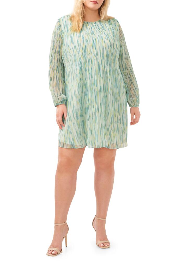 halogen(r) Release Long Sleeve Minidress in Fresh Mint Green Cover