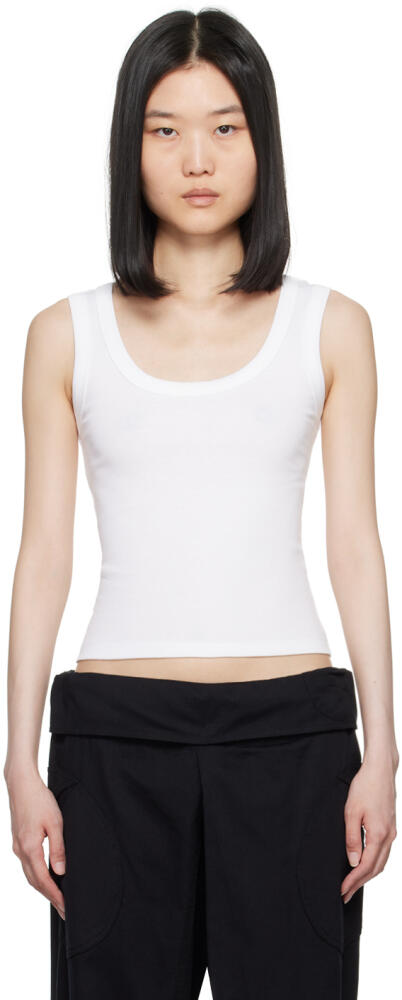 FLORE FLORE White Hillie Tank Top Cover