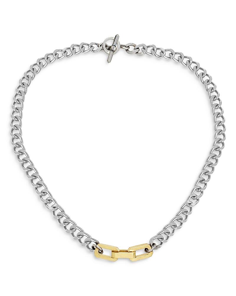 Allsaints Hexagon Link Statement Necklace, 16.5 Cover