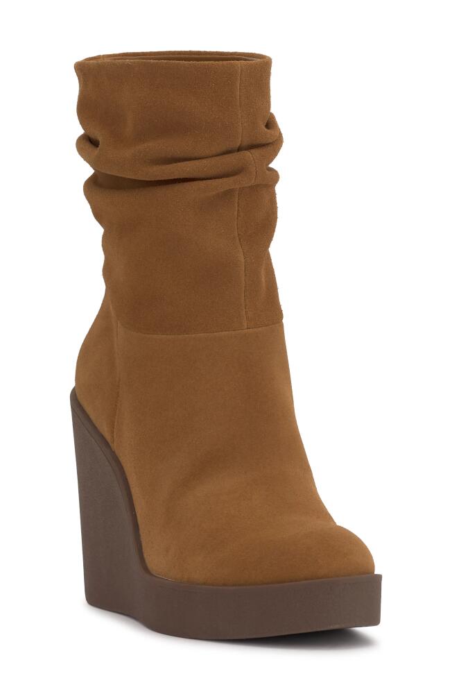 Jessica Simpson Mynette Slouch Platform Wedge Bootie in Tuscan Tan Cover