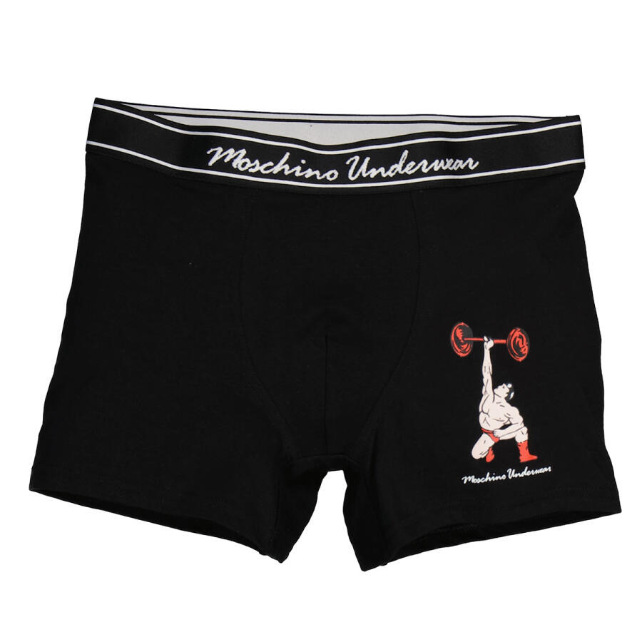 Moschino Underwear Black Boxer Trunks Cover