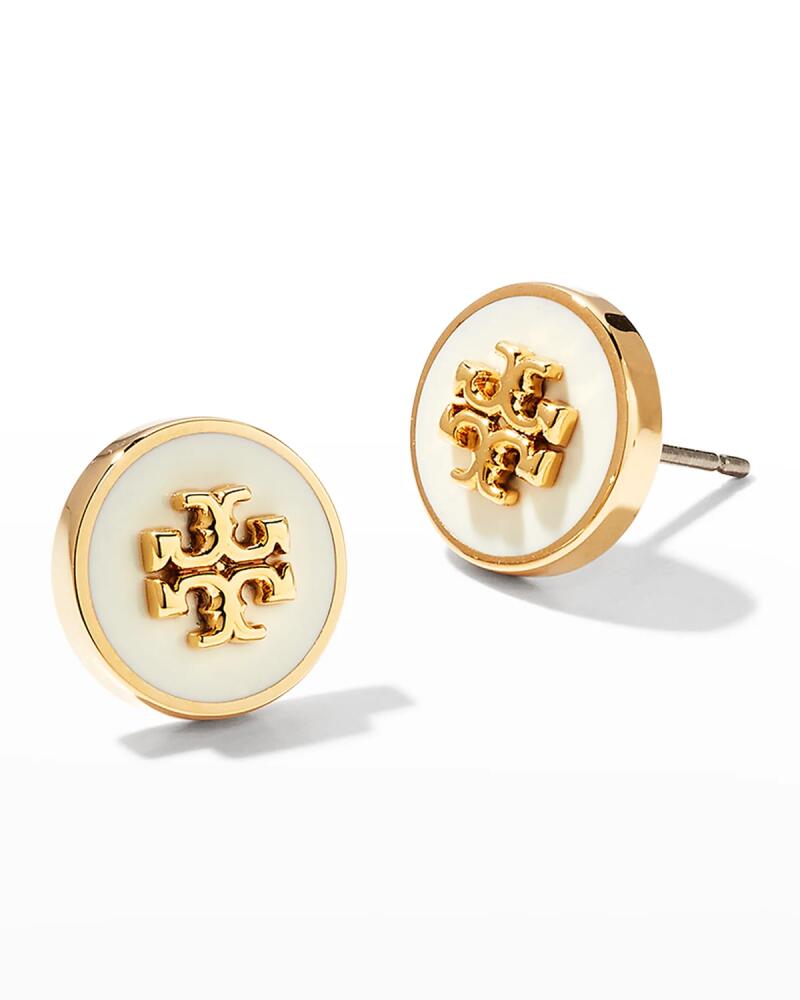 Tory Burch Kira Enamel Circle Stud Earrings Cover