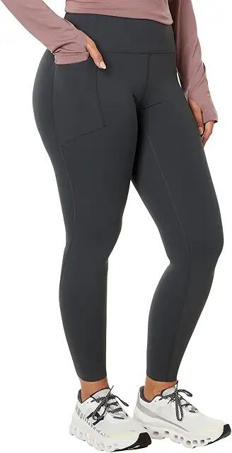 Free Fly All Day 7/8 Pocket Leggings (Black Sand) Women's Casual Pants Cover