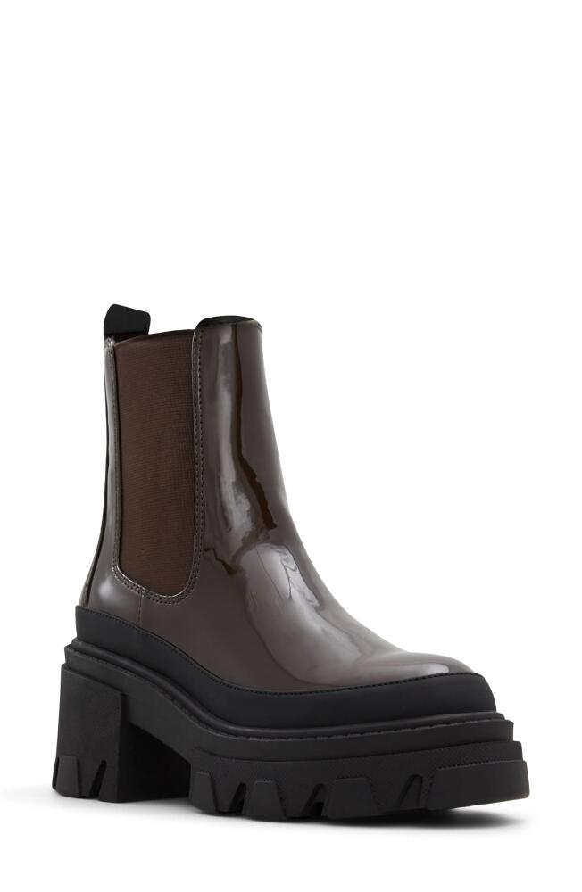 ALDO Talanariel Chelsea Boot in Dark Brown Cover