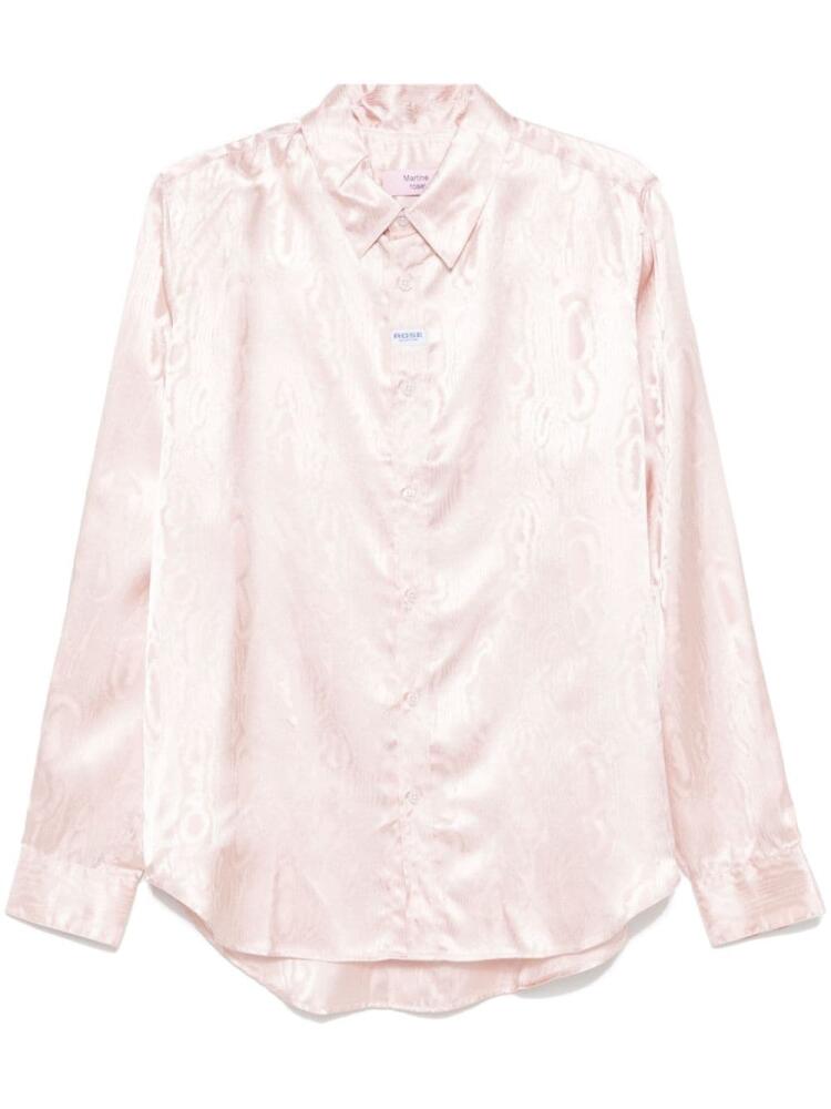 Martine Rose wood-effect shirt - Pink Cover