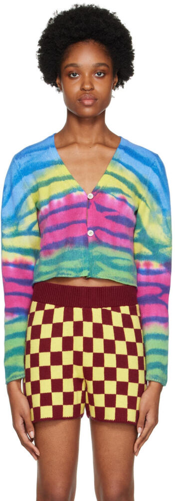 The Elder Statesman Multicolor Frank Cardigan Cover