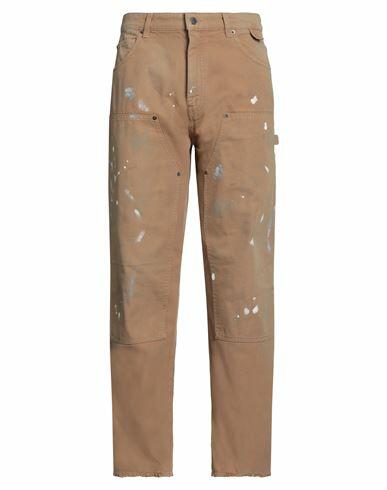 Darkpark Man Pants Camel Cotton Cover