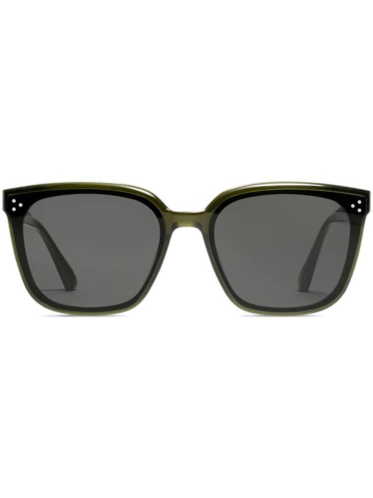 Gentle Monster rectangle-frame sunglasses - Green Cover