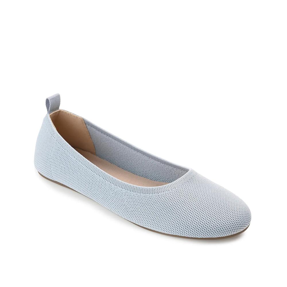 Journee Collection Jersie Foldable Ballet Flat | Women's | Light Blue Cover