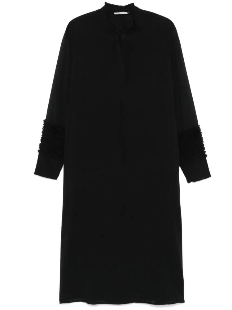 Kristensen Du Nord frill shirt dress - Black Cover