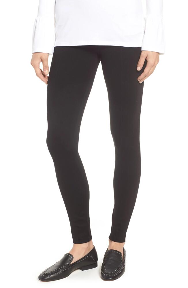 Lyssé Center Seam Ponte Leggings in Black Cover