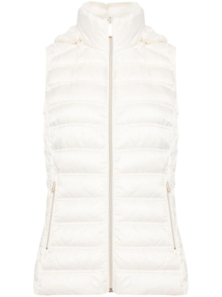 Michael Michael Kors detachable-hood down gilet - White Cover