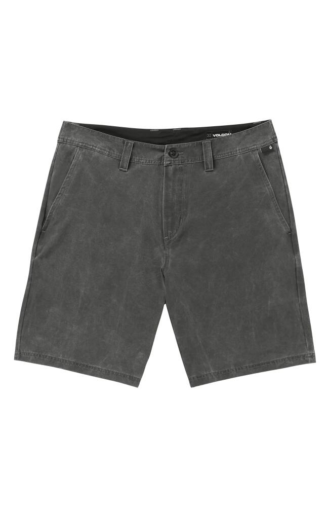 Volcom Stone Fade Hybrid Shorts in Stealth Cover