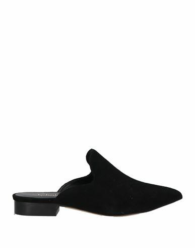 Mychalom Woman Mules & Clogs Black Leather Cover