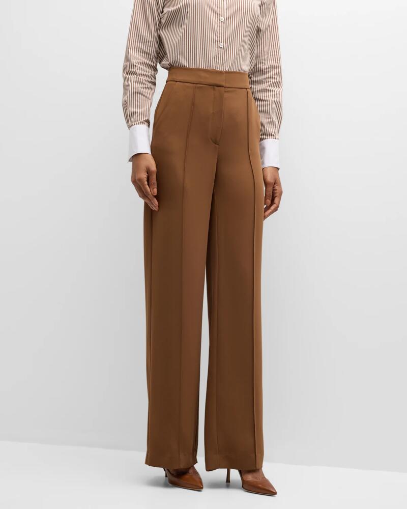 Veronica Beard Edia Tailored Wide-Leg Pants Cover