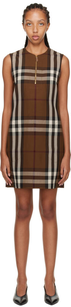 Burberry Brown Sofy Midi Dress Cover