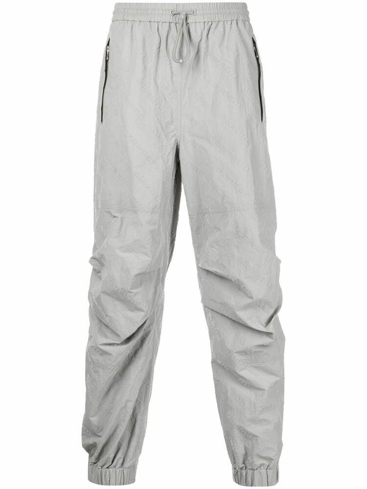 Alexander Wang flocked logo trousers - Grey Cover