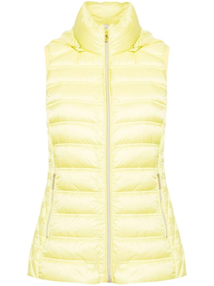 Michael Michael Kors detachable-hood down gilet - Yellow Cover