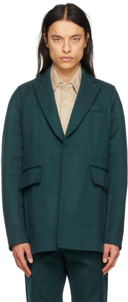 Bianca Saunders Green Akiel Blazer Cover