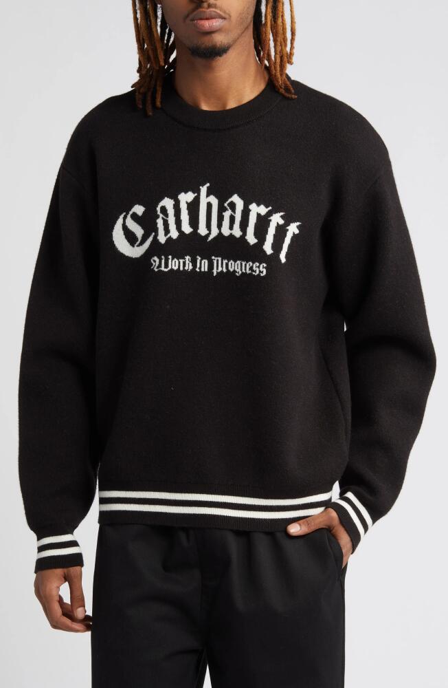 Carhartt Work In Progress Onyx Sweater in Black /Wax Cover