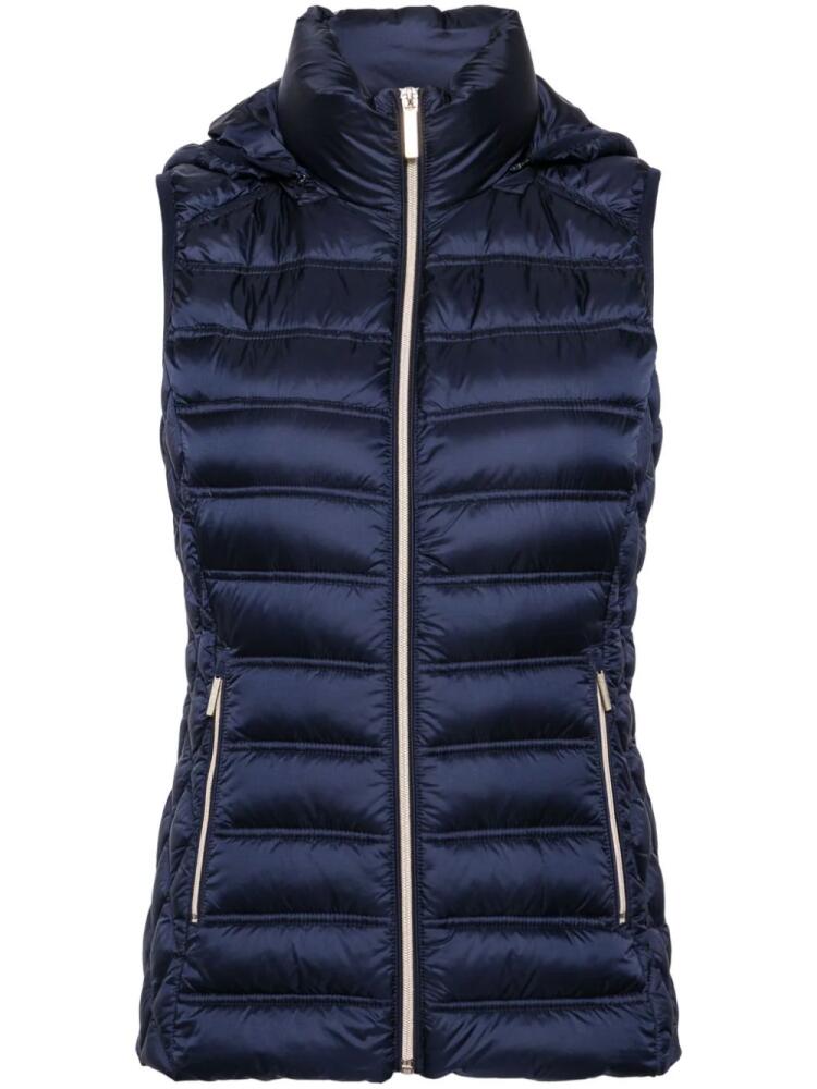 Michael Michael Kors detachable-hood down gilet - Blue Cover