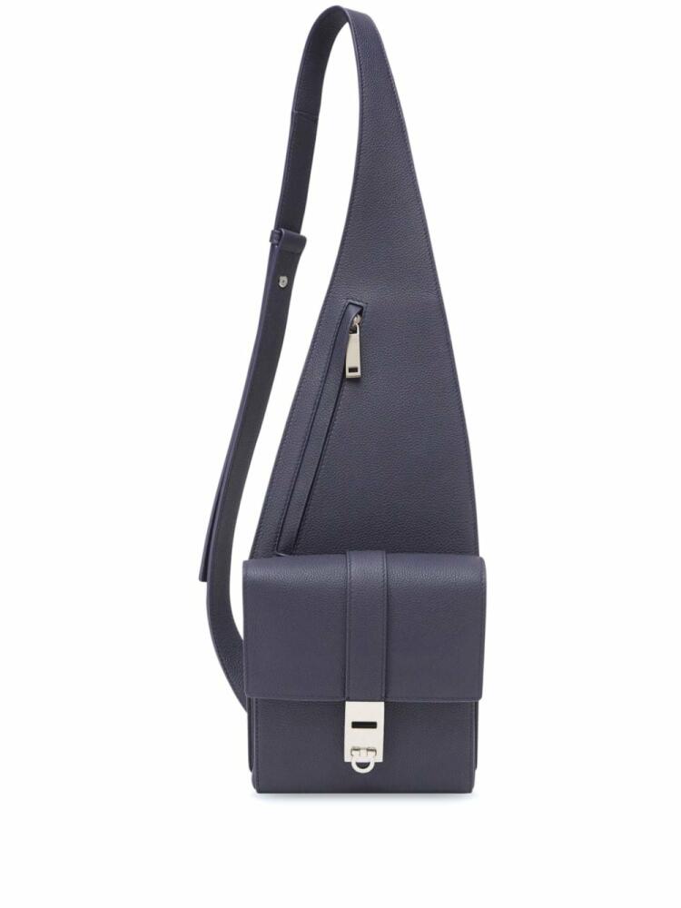 Ferragamo asymmetric shoulder bag - Blue Cover