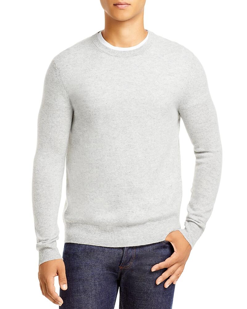 The Men's Store at Bloomingdale's Dove Gray Cashmere Crewneck Sweater - Exclusive Cover