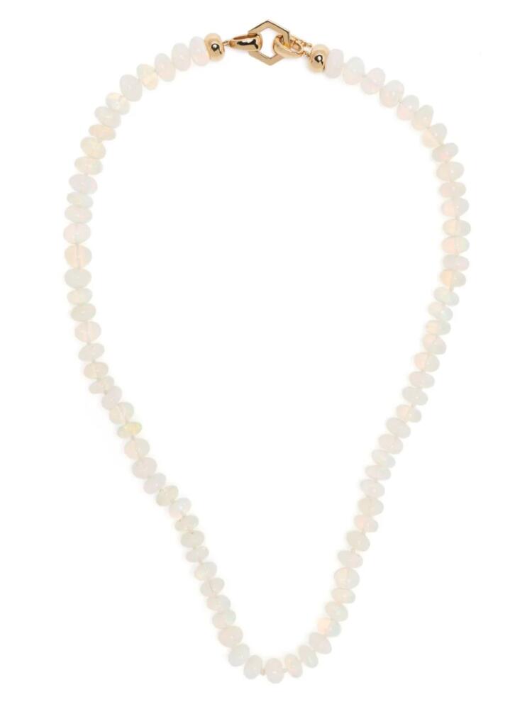 Harwell Godfrey 18kt yellow gold opal necklace - White Cover