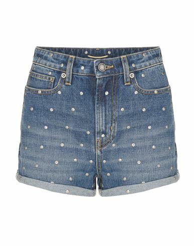 Saint Laurent Saint Laurent Denim Shorts Woman Denim shorts Blue Cotton Cover